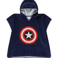 Poncho bad speels Captain America Marvel voor jongen