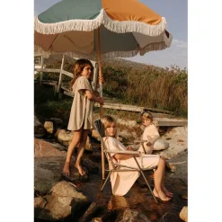 Poncho UV UPF 50+ 3-5 jaar Sandy Beach/Peanut Brown