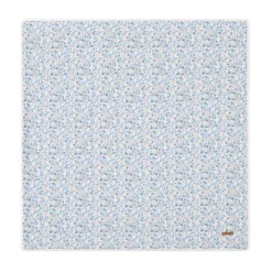 Popeline en sherpa dekens 80 x 80 cm - Tiny Flowers