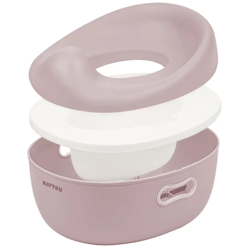 Potje voor baby Potty 3-in-1 Oudroze