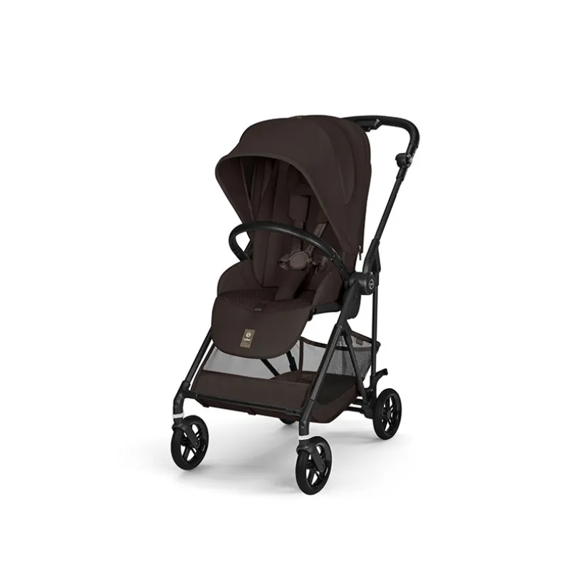 Poussette citadine ultralégère Melio carbon - Chocolate Brown