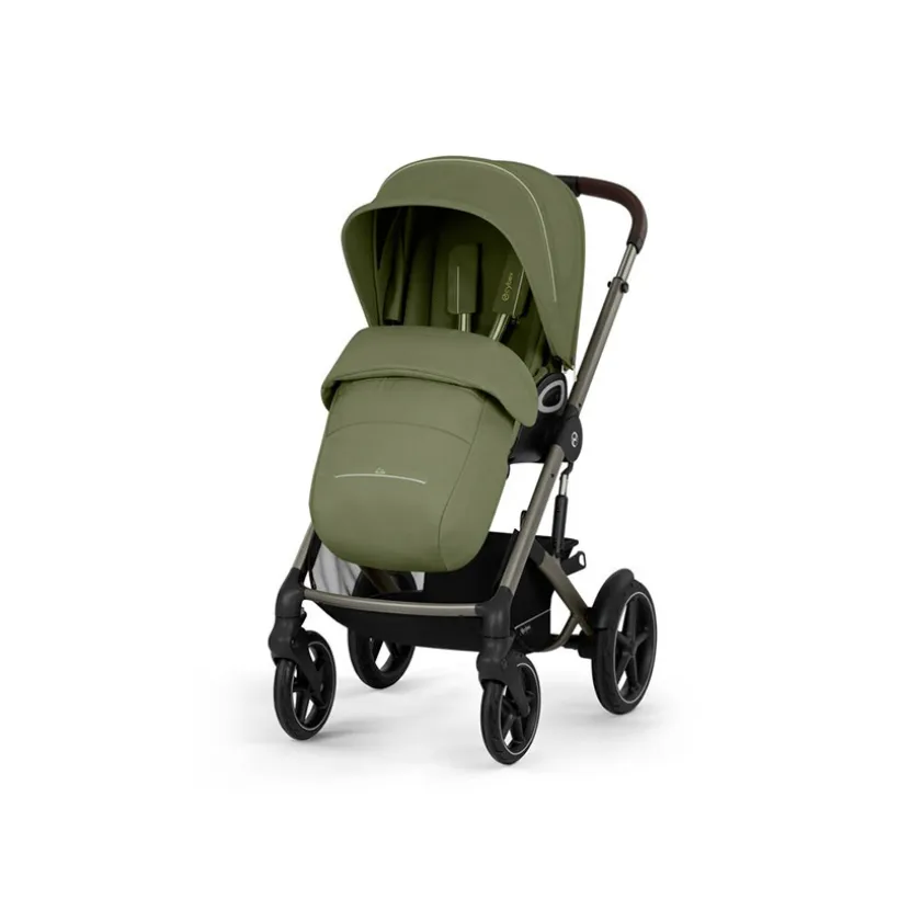 POUSSETTE TALOS S LUX TAUPE - MOSS GREEN