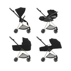 Priam Chrome kinderwagenframe bruin
