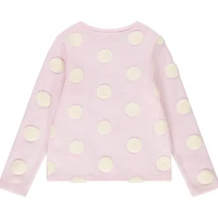 Pull en tricot imprimé en relief fantaisie fille