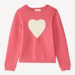 Pull fille texturé à motif fantaisie