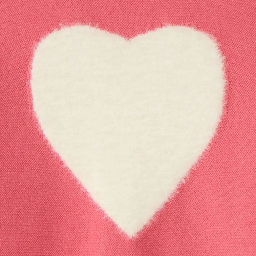 Pull fille texturé à motif fantaisie