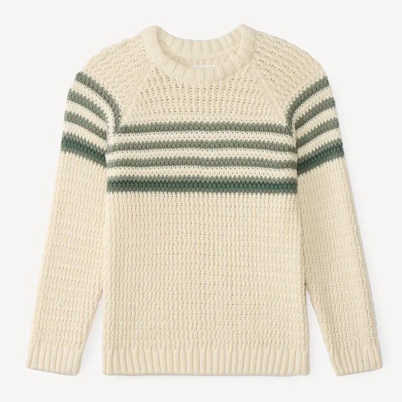 Pull tricot garçon à rayures