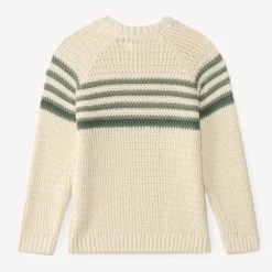 Pull tricot garçon à rayures