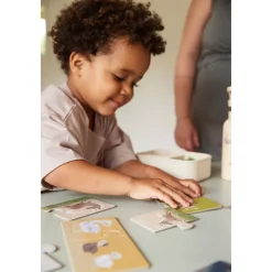 Puzzel set van 10 stks De dieren ouders en baby's 3jaar+