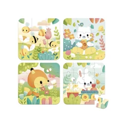Puzzle evolutief 6 tot 16 stukken