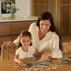 Puzzle 64 stukjes Little Savane voor kinderen vanaf 3 jaar om fijne motoriek te ontwikkelen en dieren te ontdekken