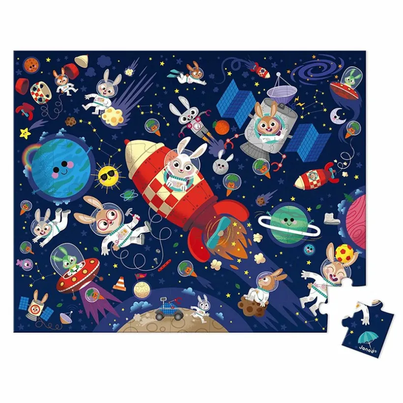 Puzzle 54 stuks Raket