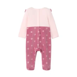 Pyjama bi-materiaal 2-in-1 effect met bloemen meisjes