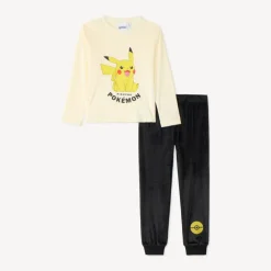 Pyjama 2-delig fleece voor jongens met Pokémon-print