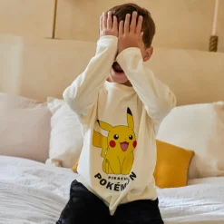 Pyjama 2-delig fleece voor jongens met Pokémon-print