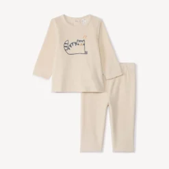pyjama 2-delig fluwelen fantasie voor baby