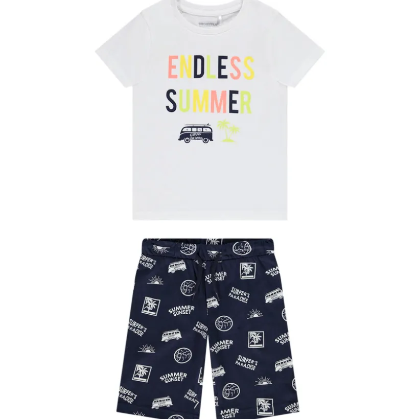 Pyjama 2-delig in jersey met fantasieprint voor jongen
