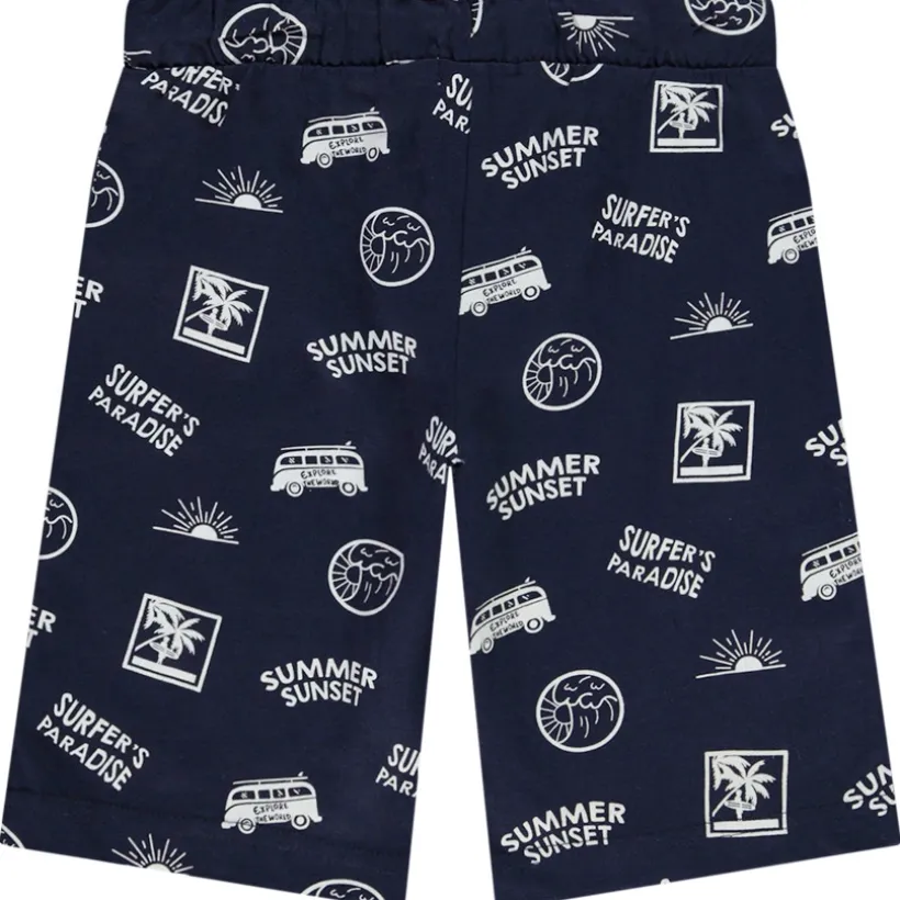 Pyjama 2-delig in jersey met fantasieprint voor jongen