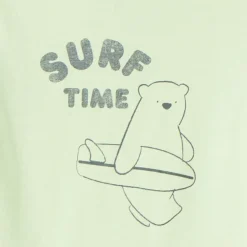 Pyjama 2-delig t-shirt + short met surfin beer print voor babyjongen