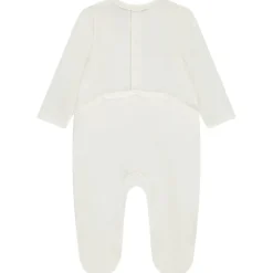 Pyjama effen met geborduurd dier voor jongen