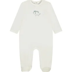 Pyjama effen met geborduurd dier voor jongen