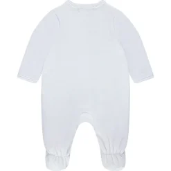 Pyjama Feather in fluweel met borduursels