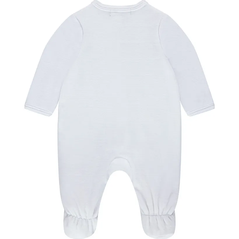 Pyjama Feather in fluweel met borduursels
