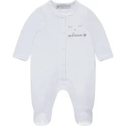 Pyjama Feather in fluweel met borduursels