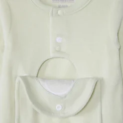 Pyjama fluweel met patch montgolfière voor premature baby