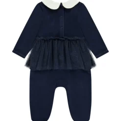 Pyjama in fluweel en tule met 2-in-1 effect meisjes