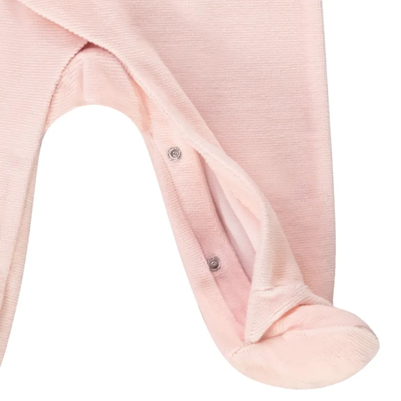 Pyjama in fluweel fantasie patch vogel meisjes