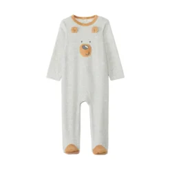 Pyjama in fluweel fantasie voor babyjongens