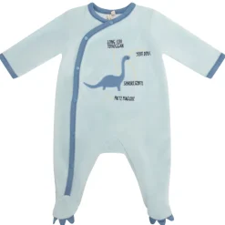 Pyjama in fluweel Mes Amis les Dinos voor baby jongen