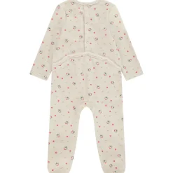 Pyjama in fluweel met kerstprint voor baby met verschillende openingen volgens de leeftijd