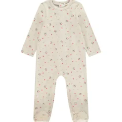 Pyjama in fluweel met kerstprint voor baby met verschillende openingen volgens de leeftijd