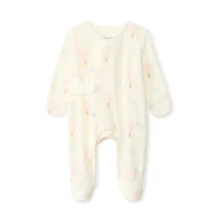 Pyjama in fluweel met luchtballonprint voor premature meisjes