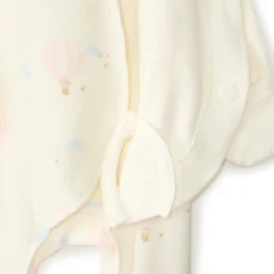 Pyjama in fluweel met luchtballonprint voor premature meisjes