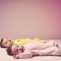Pyjama in fluweel met print Mummy's girl meisjes