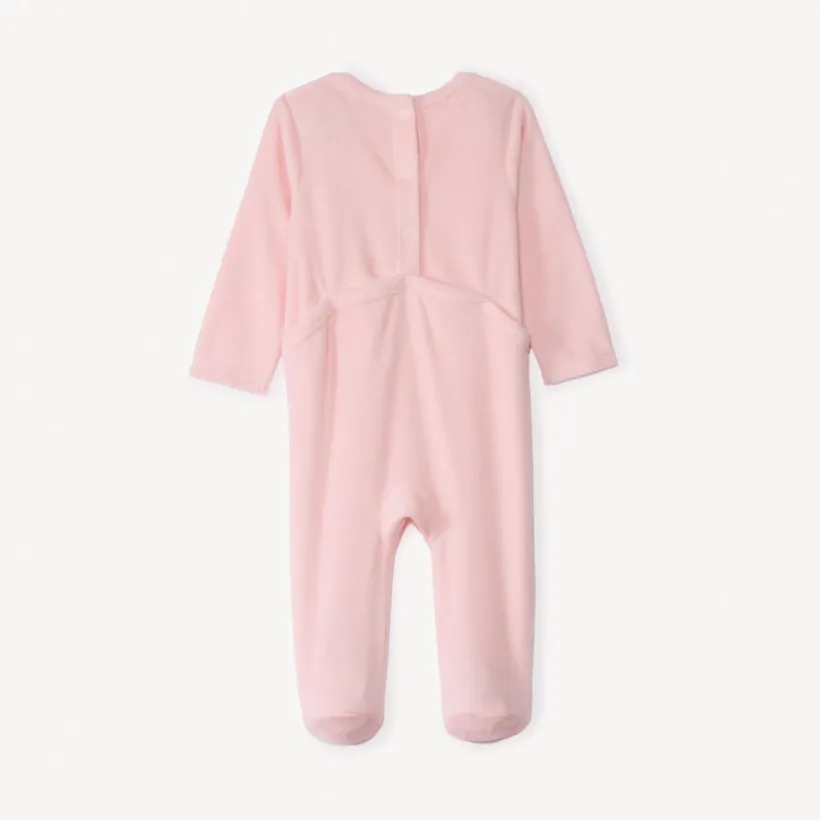 Pyjama in fluweel met print Mummy's girl meisjes