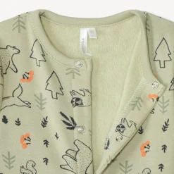 Pyjama met bosprint voor babyjongens met verschillende openingen volgens leeftijd