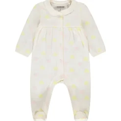 Pyjama met hartjes en Claudine kraag voor meisjes