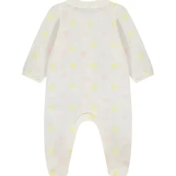 Pyjama met hartjes en Claudine kraag voor meisjes