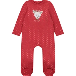 Pyjama met stippen voor baby met verschillende openingen volgens leeftijd