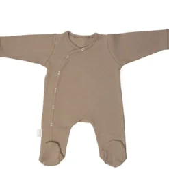 Pyjama met voetjes- 1M- Chocolate