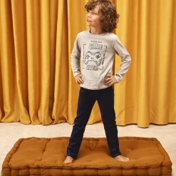 Pyjama 2 pièces en velours print fantaisie garçon