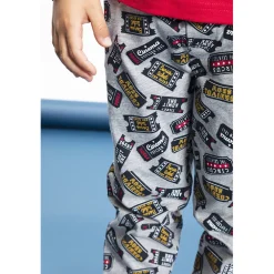 Pyjama 2 pièces manches longues print garçon