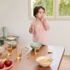 Pyjama set in fluweel met fantasieprint meisjes