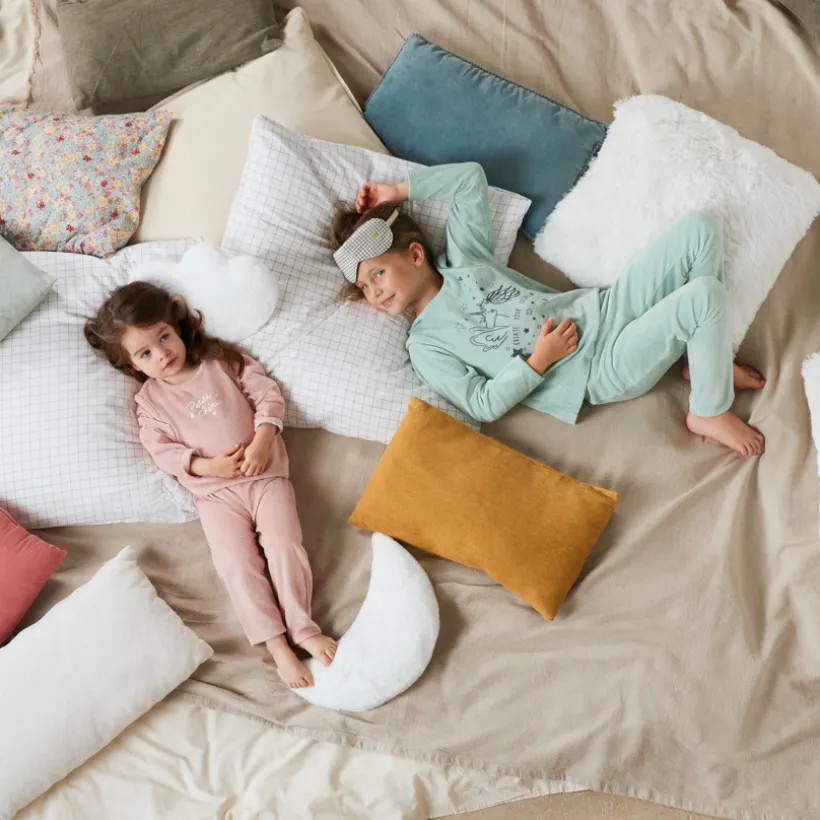 Pyjama set in fluweel met fantasieprint meisjes