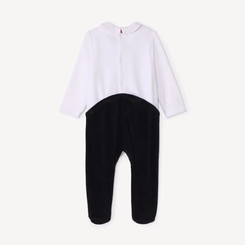pyjama smoking 2-in-1 effect met jersey strikje voor babyjongens