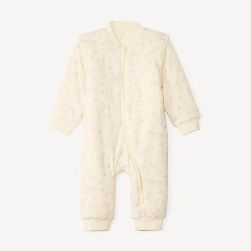 Pyjama topper met fantasieprint en afneembare lange mouwen meisjes